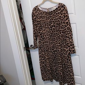 Kate Spade Ponte Leopard Dress